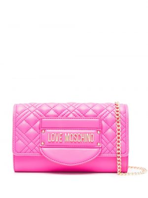 Ватирани чанта за ръка Love Moschino