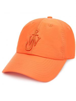 Kepurė su snapeliu Jw Anderson oranžinė