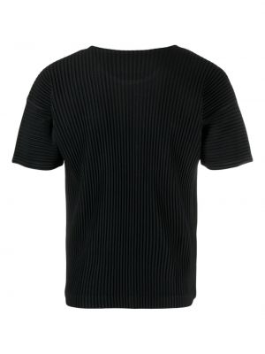 T-shirt plissé Homme Plissé Issey Miyake noir
