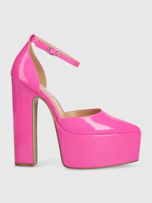 Ниски обувки с висок ток Steve Madden розово