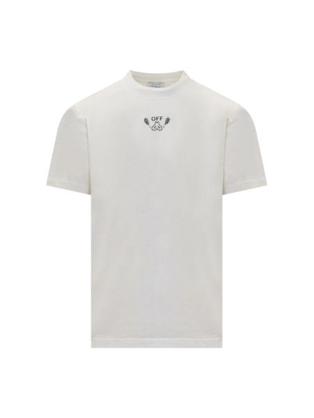 Koszulka slim fit Off-white biała