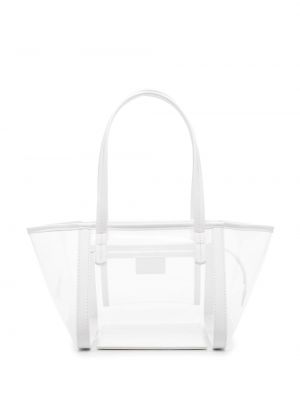 Τσάντα shopper By Far λευκό