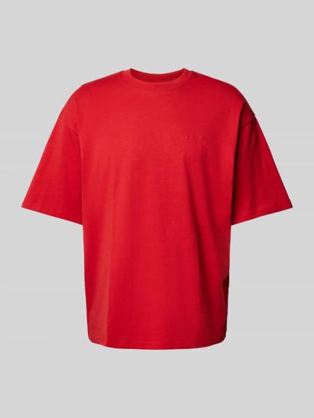 Koszulka oversize Review czerwona