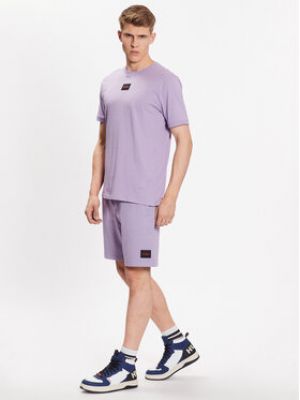 Sportovní kalhoty Hugo fialové
