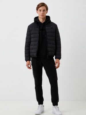 Утепленная демисезонная куртка Antony Morato черная