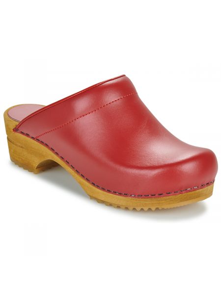 Pantofle Sanita červené