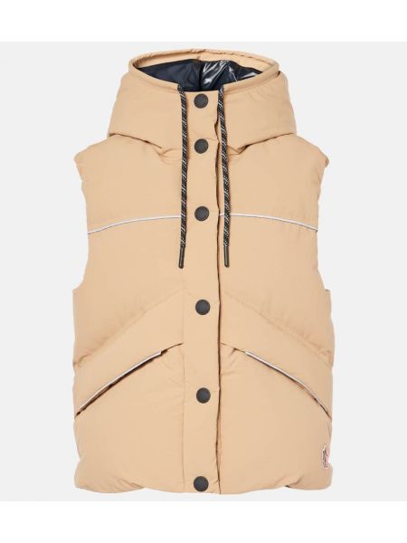 Väst i dun Moncler Grenoble beige