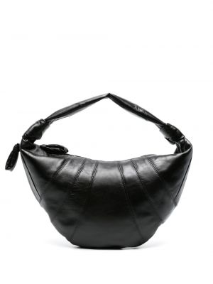Kožená nákupná taška Lemaire čierna