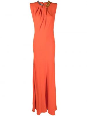 Ermeløs dress Stella Mccartney oransje