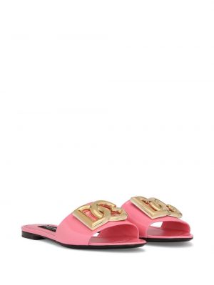 Lakoti dabīgās ādas sandales Dolce & Gabbana