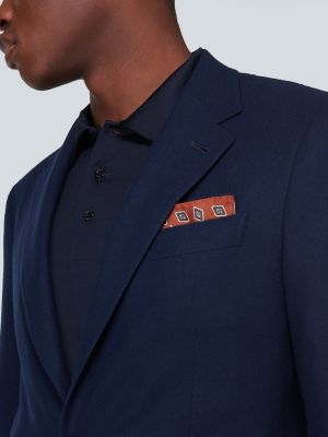 Šilkinis kaklaraištis su paisley raštu su kišenėmis Canali