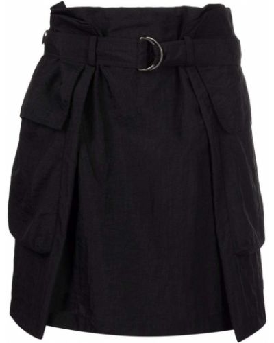 Falda de cintura alta Kenzo negro