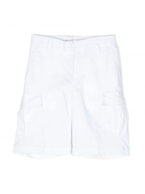 Pantaloncini cargo Boss Kidswear bianco
