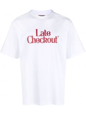 Póló Late Checkout fehér