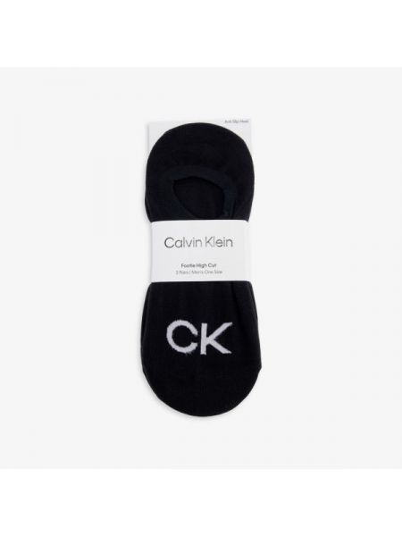 Носки с принтом Calvin Klein черные