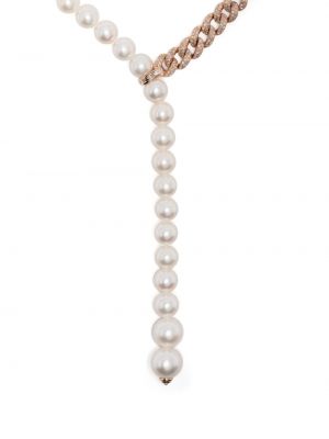 Collier avec perles Shay rose