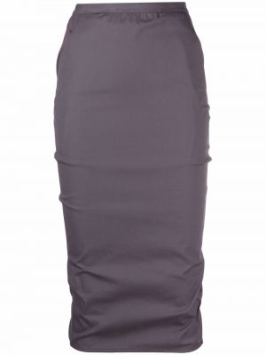 Falda de tubo ajustada Rick Owens violeta