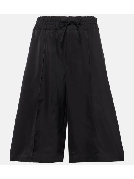 Широки панталони тип „марлен“ с висока талия Jil Sander черно