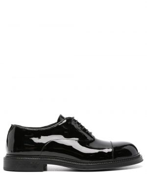 Pantofi oxford din piele Emporio Armani negru
