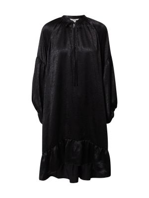 Μίντι φόρεμα Object Petite μαύρο