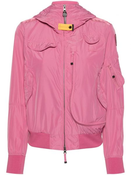 Pernata jakna s kapuljačom Parajumpers ružičasta