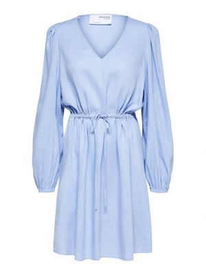 Robe Selected Femme bleu