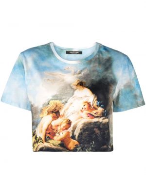 T-shirt mit print Roberto Cavalli
