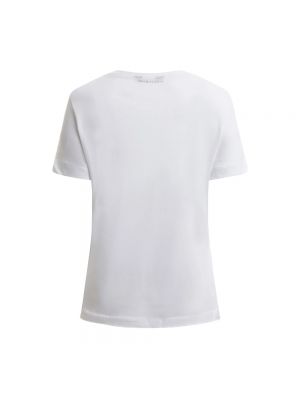 Camiseta de algodón Guess blanco
