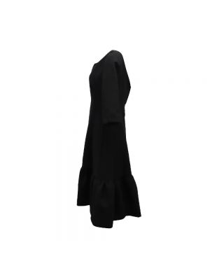 Sukienka midi wełniana Marc Jacobs czarna