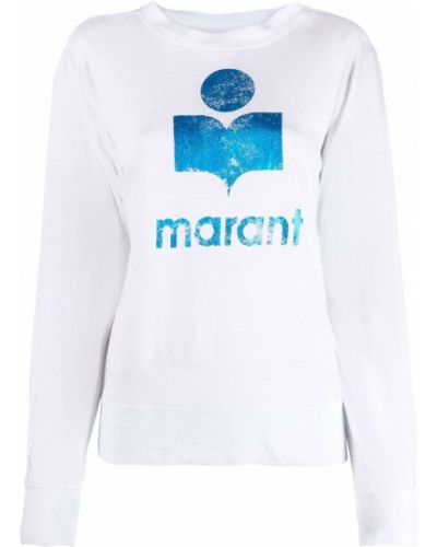 Leinen sweatshirt mit print Marant Etoile
