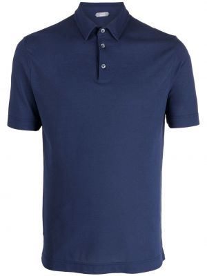Polo majica Zanone modra