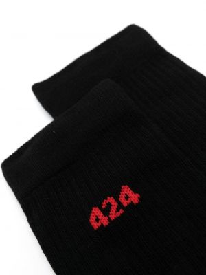 Chaussettes à imprimé 424 noir