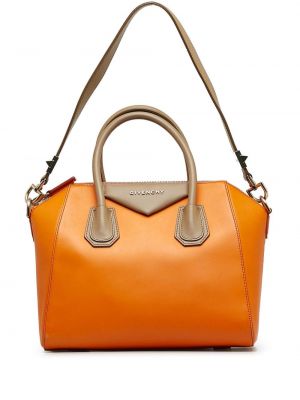 Nakupovalna torba Givenchy Pre-owned oranžna