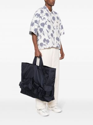 Shopper soma ar kabatām Comme Des Garçons Shirt zils