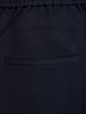 Pantalones de tejido jacquard Acne Studios azul