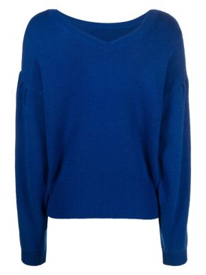 Sweter wełniany z kaszmiru Odeeh niebieski