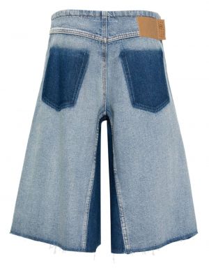 Szorty jeansowe Mm6 Maison Margiela niebieskie