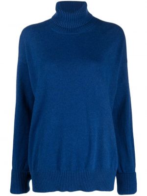 Кашмирен пуловер Malo синьо
