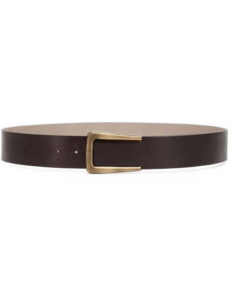 Ceinture en cuir à boucle Brunello Cucinelli