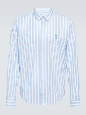 Pruhovaná košile Ami Paris modrá