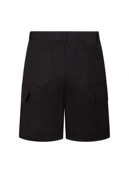 Pantalones cortos cargo Selected Homme negro