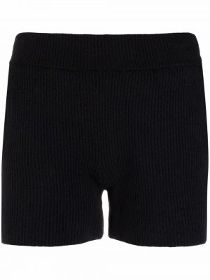 Shorts en tricot Helmut Lang noir