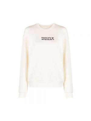 Sweatshirt mit print Emporio Armani beige