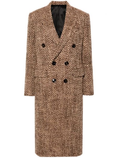 Παλτό με μοτίβο ψαροκόκαλο Céline Pre-owned