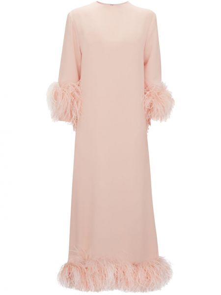 Abendkleid mit federn 16arlington pink