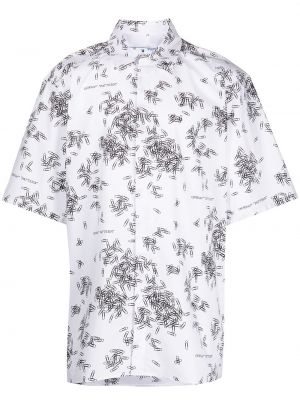Памучна риза с принт Off-white