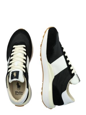Αθλητικό sneakers Polo Ralph Lauren μαύρο