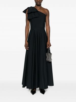 Bavlněné večerní šaty s mašlí Giambattista Valli černé