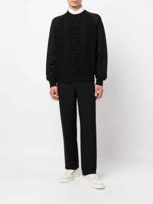 Pullover mit rundem ausschnitt Neil Barrett schwarz
