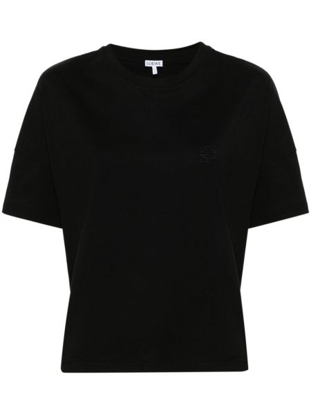 T-shirt di cotone Loewe nero